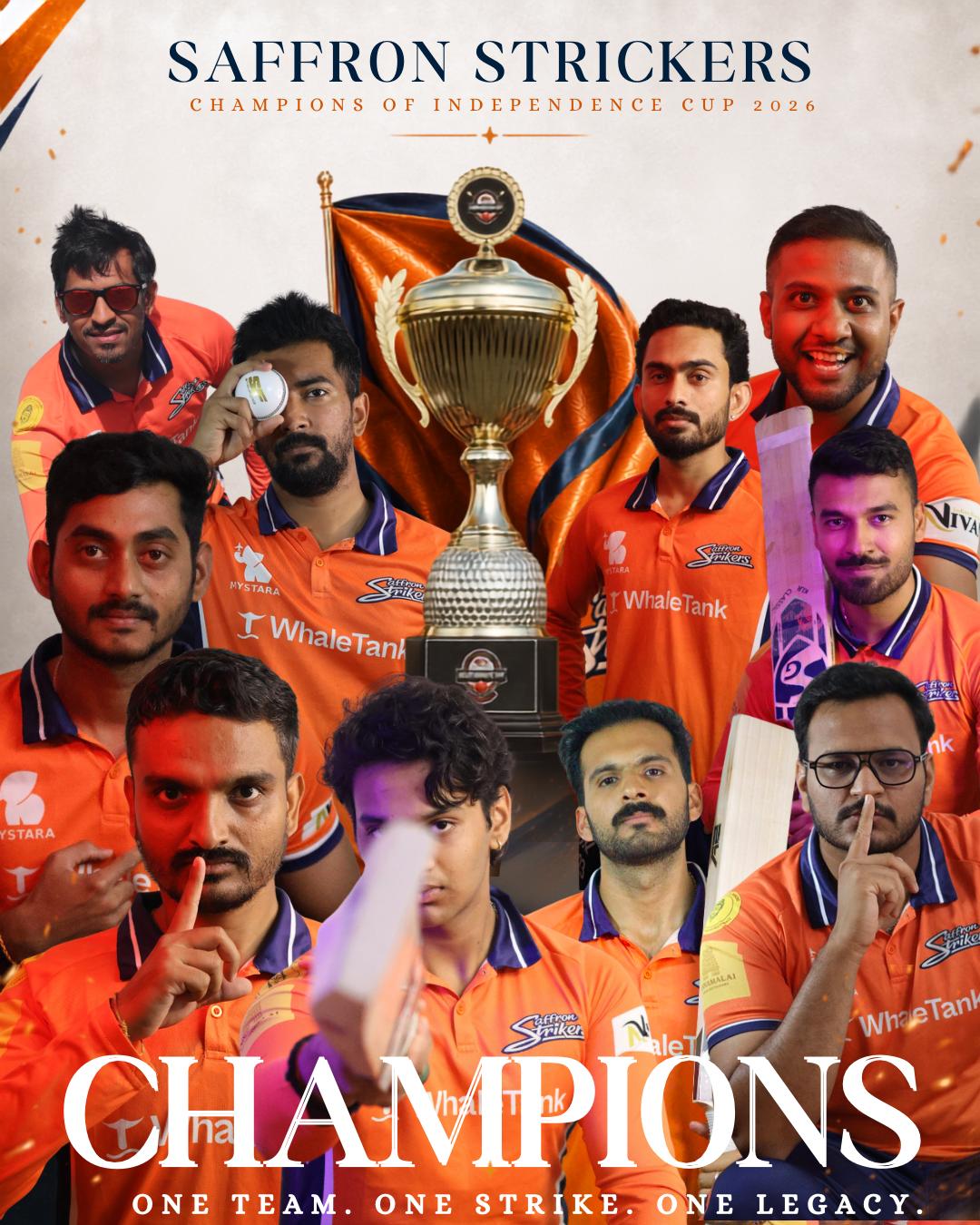 Saffron Strikers Champions